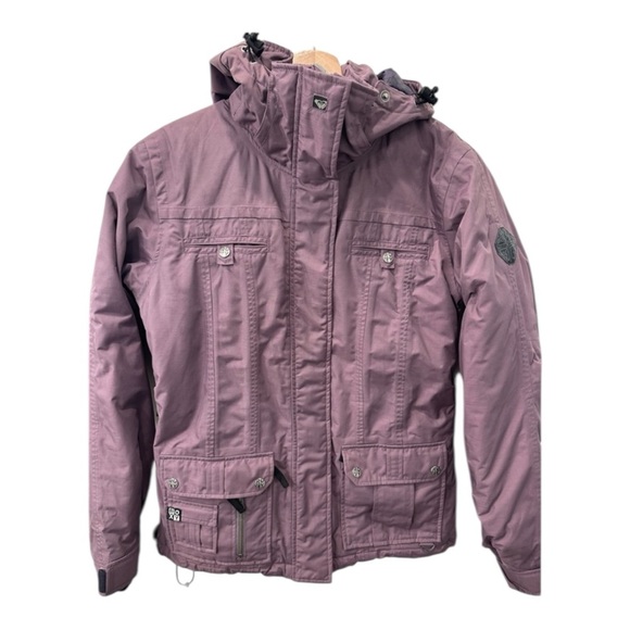 Roxy Women's Purple Ski Snow Jacket Warm Like New Small - Picture 1 of 7